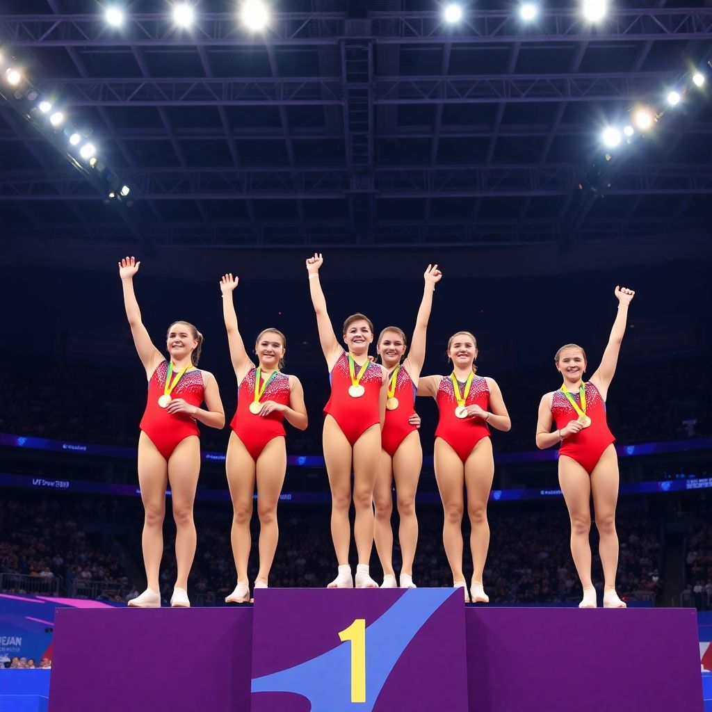 Российские гимнасты выиграли восемь медалей на Кубке мира в Котбусе