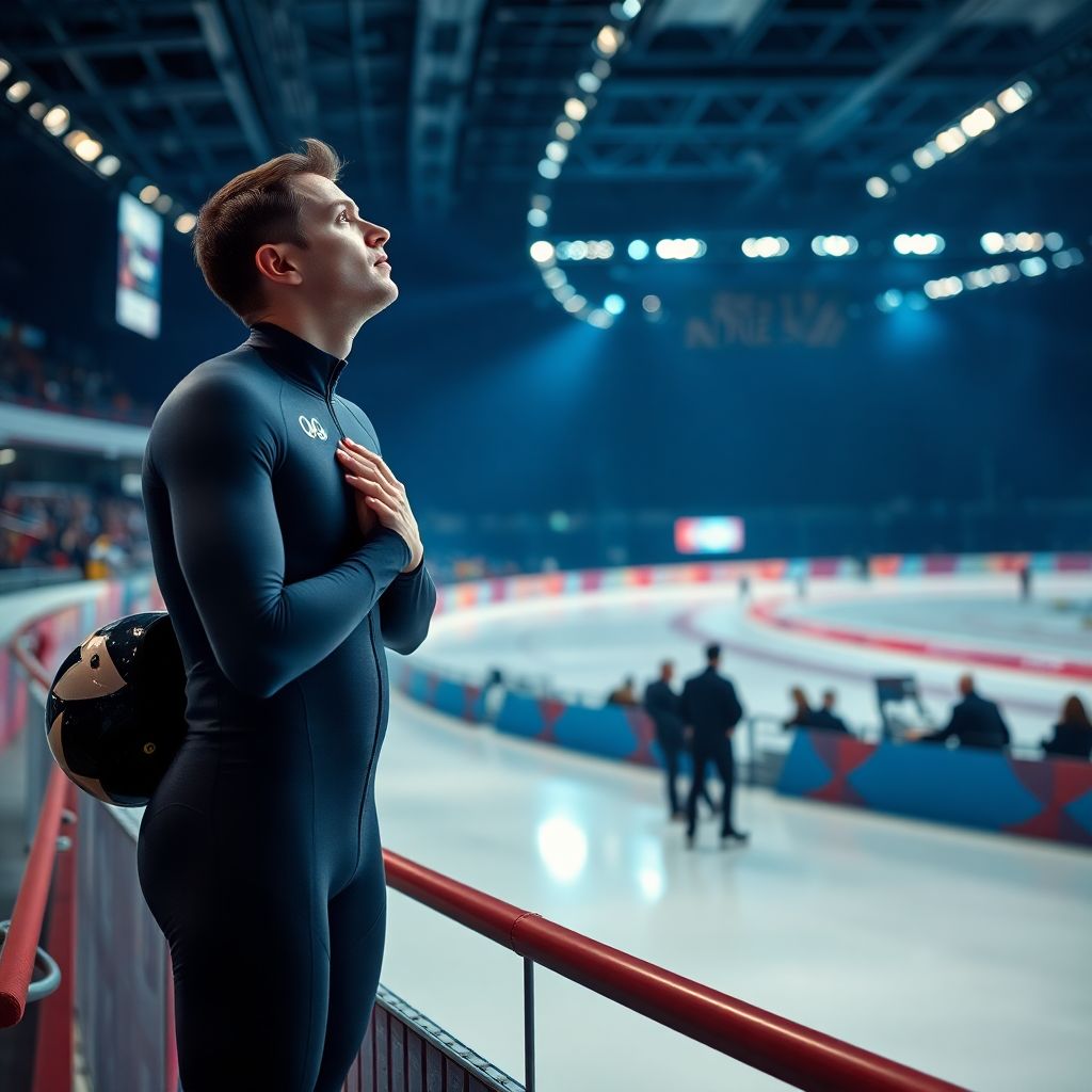 Русский шорт-трекист молился о пощаде судей и получил дисквалификацию на Олимпиаде‑2026