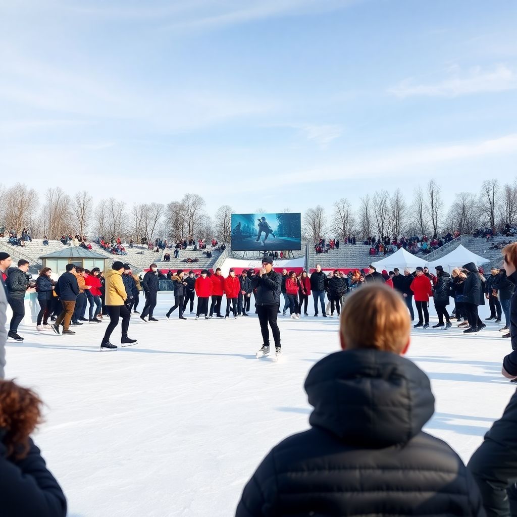 Даниил Глейхенгауз: мастер-класс по фигурному катанию в Лужниках